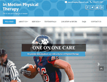 Tablet Screenshot of inmotionptny.com